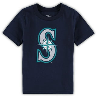 MLB Productions Youth Heathered Gray Seattle Mariners Team Baseball Card T-Shirt Size: Extra Large