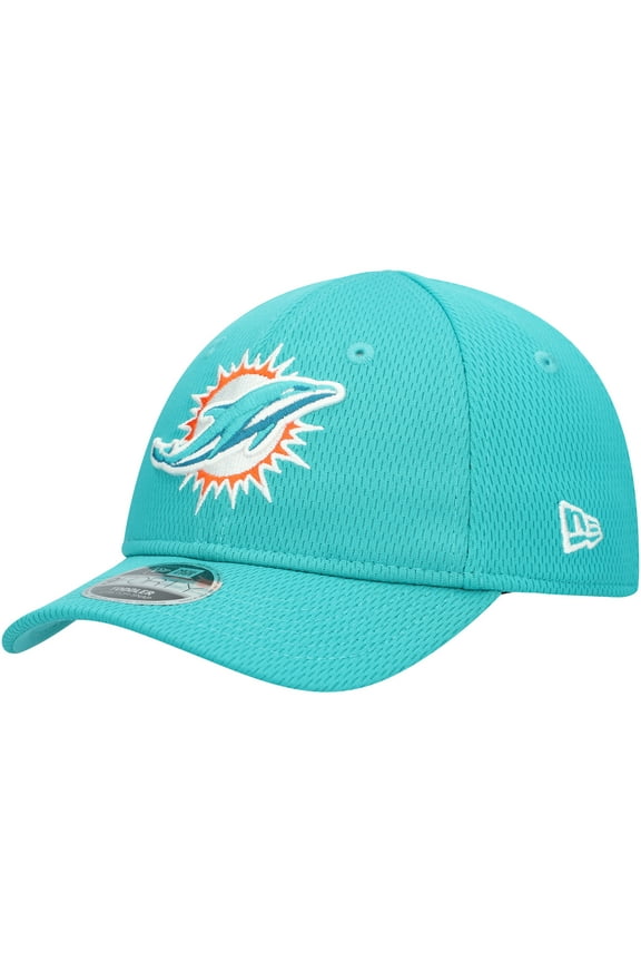 Toddler New Era Aqua Miami Dolphins Main 9FORTY Adjustable Hat