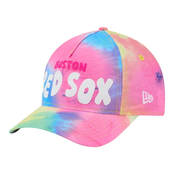 Toddler New Era Boston Red Sox Tie Dye M-Crown A-Frame 9FORTY Adjustable Hat