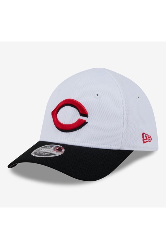 Toddler New Era White Cincinnati Reds Baseball 39THIRTY M-Crown Adjustable Hat