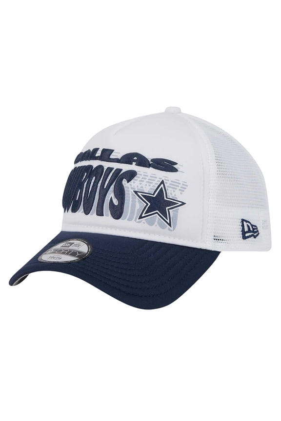 Toddler New Era White Dallas Cowboys Team Printed A Frame 9FORTY Adjustable Hat