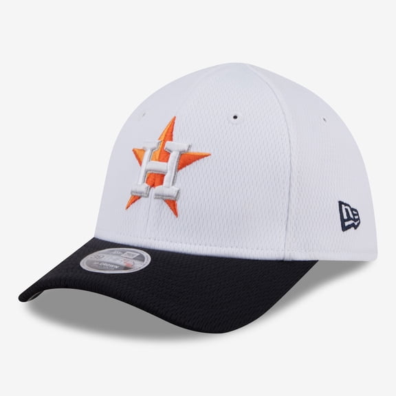 Toddler New Era White Houston Astros Baseball 39THIRTY M-Crown Adjustable Hat