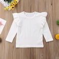 thumbnail image 1 of Toddler Newborn Baby Boy Girl Hoodie Hooded Ruffle Top Shirt Sweatshirt Outdoor, 1 of 9