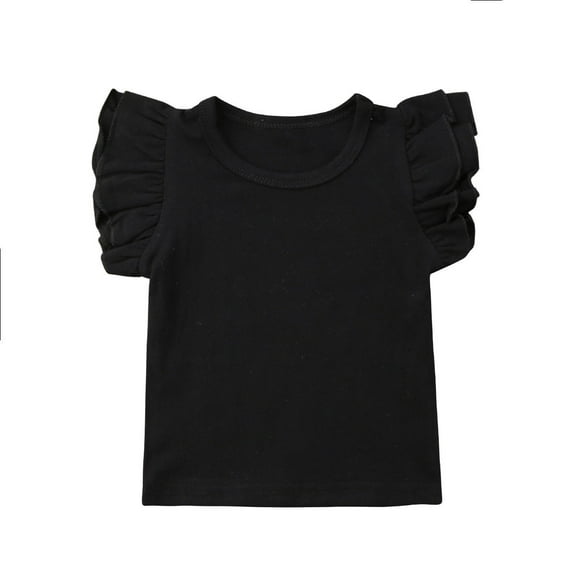Toddler Newborn Baby Girl Short Sleeve T Shirts Tee Tops Candy Color Shirt Summer Clothes