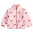 thumbnail image 1 of Toddler Newborn Baby Girls Boys Fleece Coat Faux Fur Zip Up Long Sleeve Sherpa Jacket Fall Winter Warm Jacket Outerwear with Pockets, 1 of 3