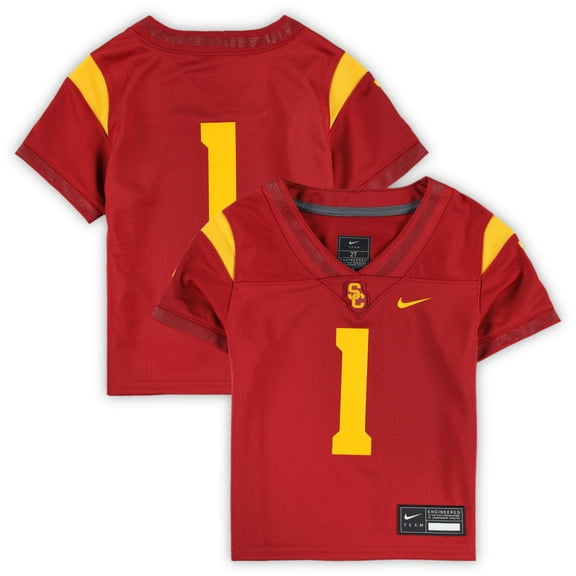 Toddler Nike #1 Cardinal USC Trojans Untouchable Football Jersey