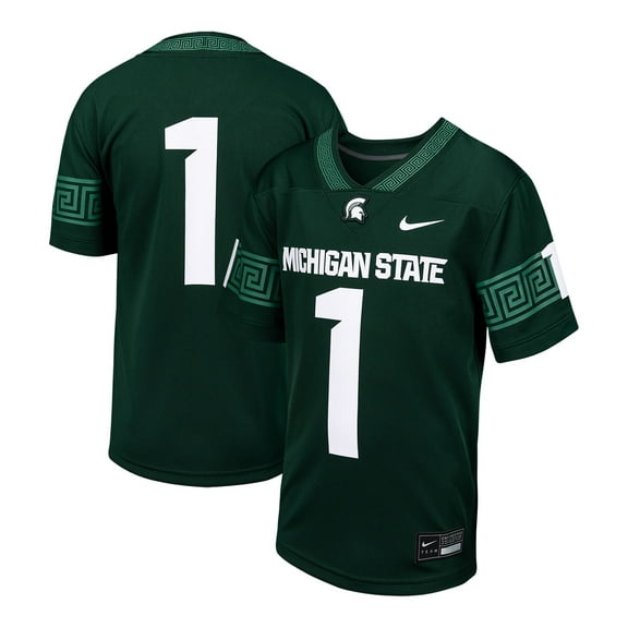 Toddler Nike #1 Green Michigan State Spartans Untouchable Football Jersey