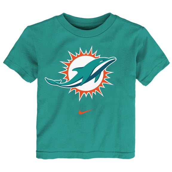 Toddler Nike Aqua Miami Dolphins Primary Logo T-Shirt