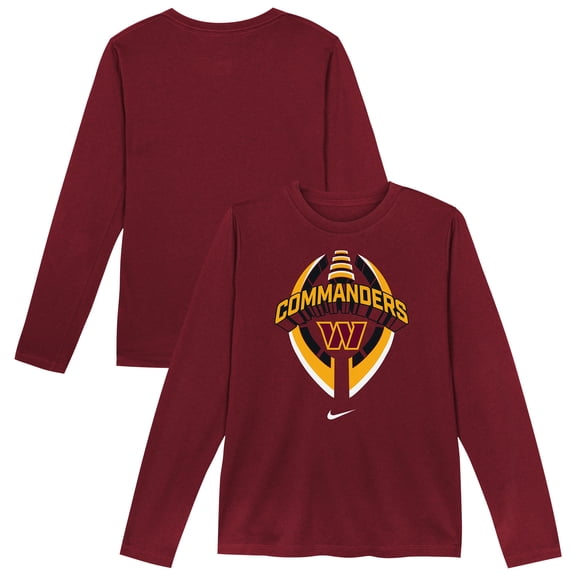 Toddler Nike   Burgundy Washington Commanders Primetime Legend Icon-Long Sleeve Performance T-Shirt