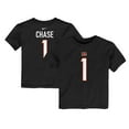 thumbnail image 1 of Toddler Nike Ja'Marr Chase Black Cincinnati Bengals Player Name & Number T-Shirt, 1 of 3