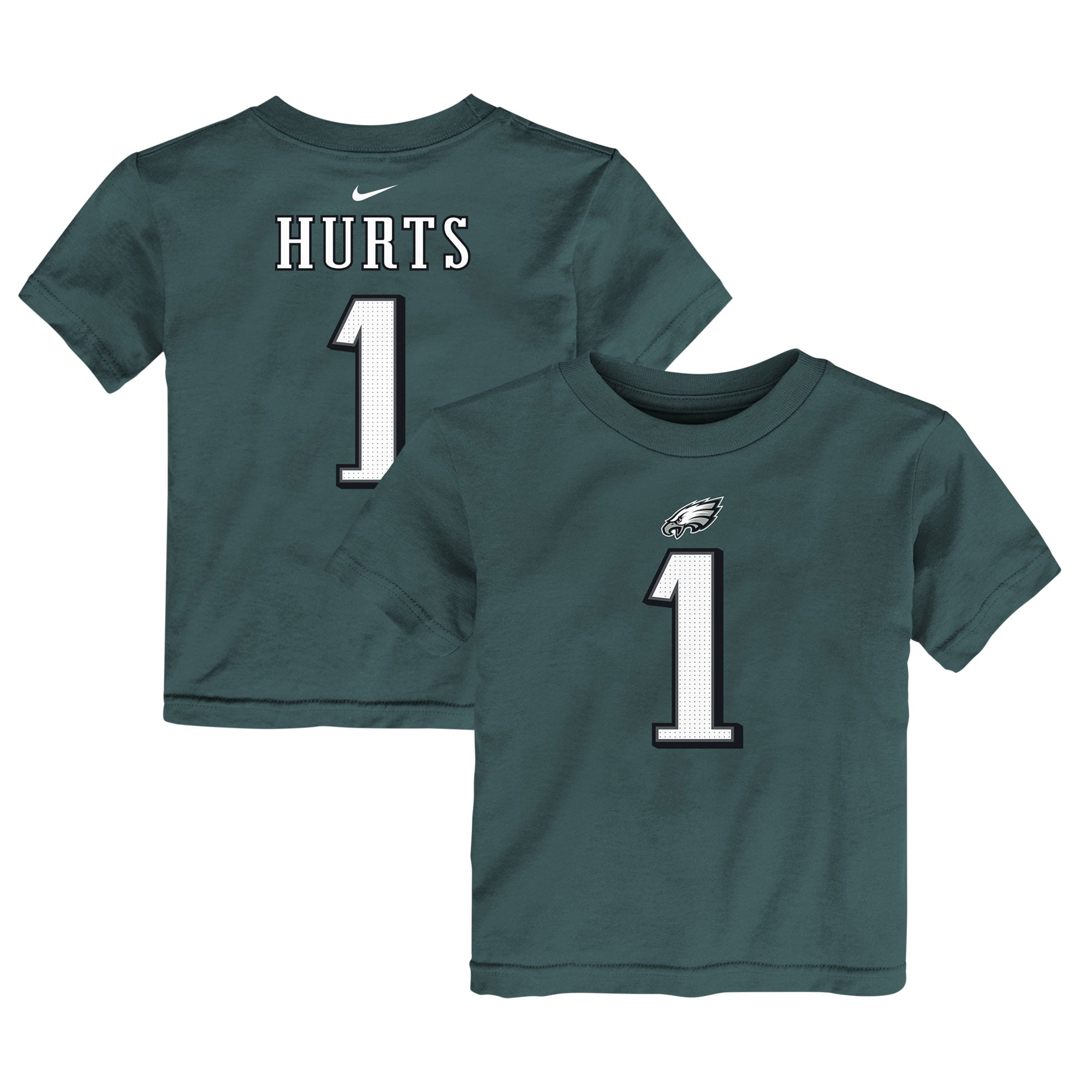 Toddler Nike Jalen Hurts Green Philadelphia Eagles Player Name & Number
