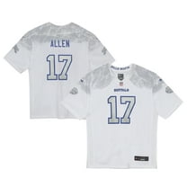 Toddler Nike Josh Allen White Buffalo Bills 2025 Rivalries Collection Game Jersey