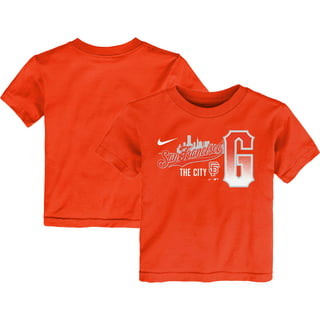 New Era San Francisco Giants Mens Short Sleeve Shirt (Black/Orange)