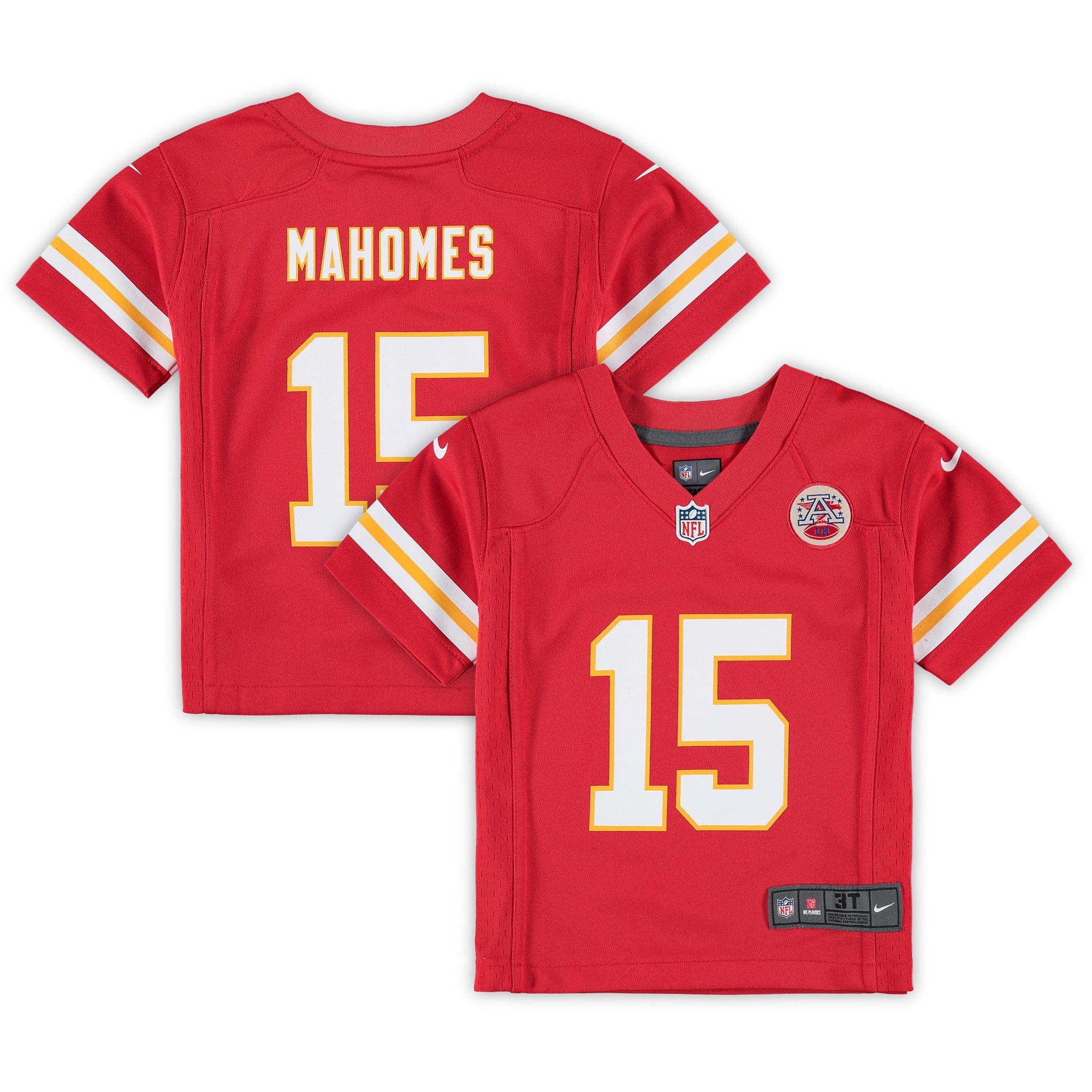 Youth Nike Patrick Mahomes Red Kansas City Chiefs Super Bowl LV Bound Game  Jersey