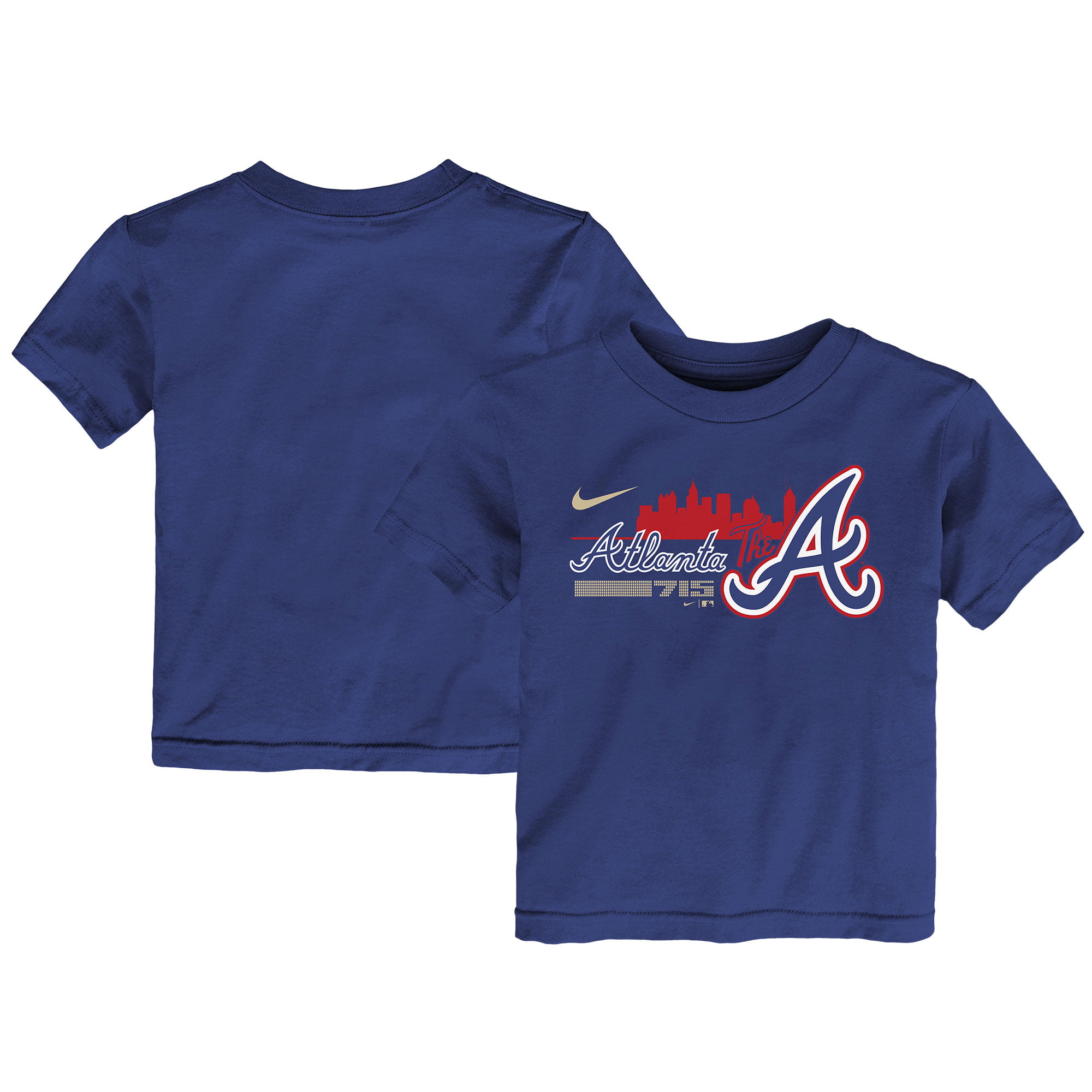 Toddler Nike Royal Atlanta Braves 2023 City Connect Graphic T-Shirt 