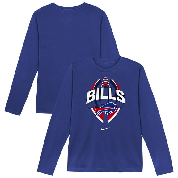 Toddler Nike   Royal Buffalo Bills Primetime Legend Icon-Long Sleeve Performance T-Shirt