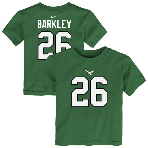 Toddler Nike Saquon Barkley Kelly Green Philadelphia Eagles Player Name & Number T-Shirt