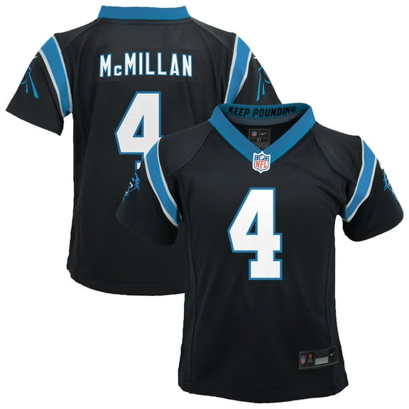 Toddler Nike Tetairoa McMillan Black Carolina Panthers Game Jersey