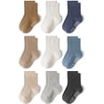 thumbnail image 1 of Toddler Non Slip Cotton Crew Socks with Anti-slip Dots for Infant Baby Boys Girls, 1 of 7