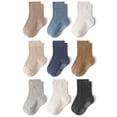 thumbnail image 1 of Toddler Non Slip Cotton Crew Socks with Anti-slip Dots for Infant Baby Boys Girls, 1 of 7
