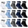 thumbnail image 1 of Toddler Non Slip Socks 15 Pairs, Boys Girls Grip Socks with Grippers for 1-10 Years Kids Anti Skid Sock, 1 of 7