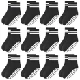 thumbnail image 1 of Toddler Non-Slip Socks for Baby Boys Girls (0-10 Years) 12 Pairs Kids Anti-Skid Socks for Indoor Outdoor Activities, 1 of 7