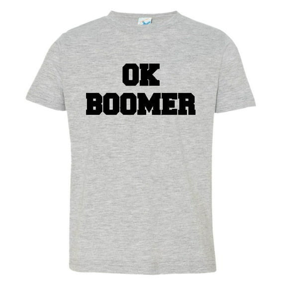 Toddler OK Boomer Distressed Climate #okboomer Global Warming Tee