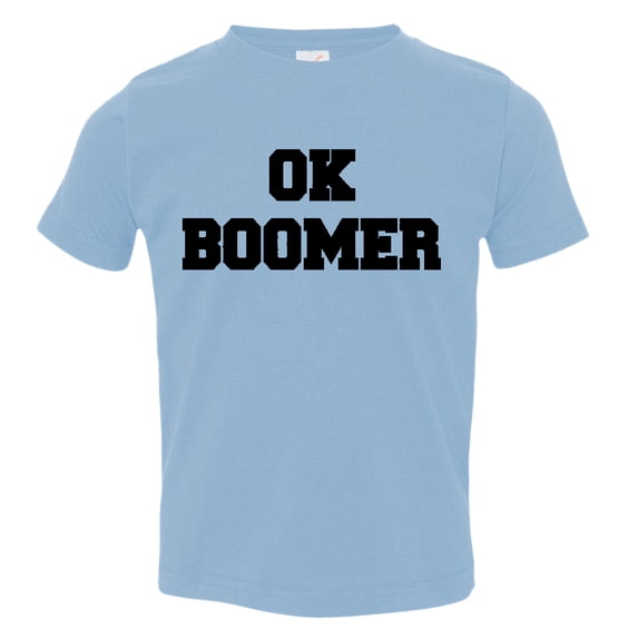 Toddler OK Boomer Distressed Climate #okboomer Global Warming Tee