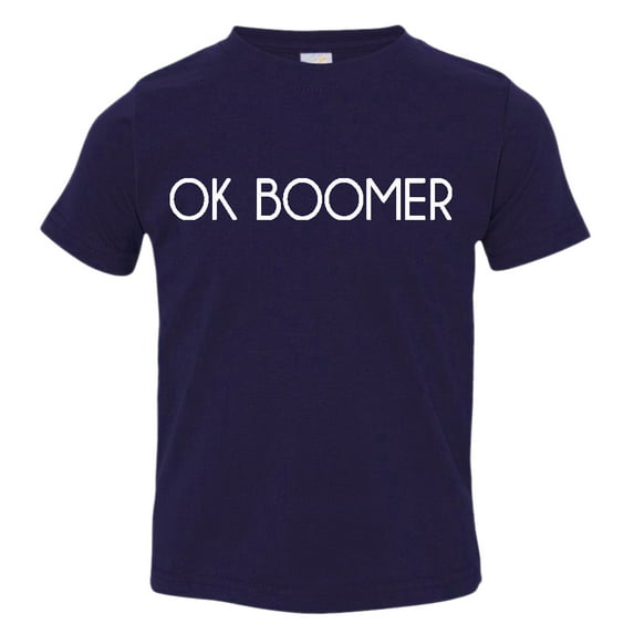 Toddler OK Boomer Stop Global Warming Swarbrick Climate OkBoomer Tee