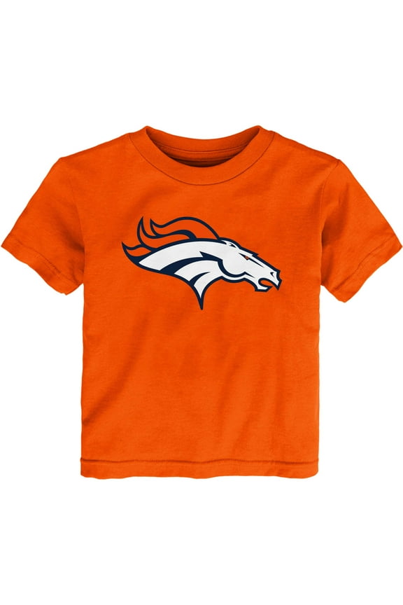 Toddler Orange Denver Broncos Primary Logo T-Shirt