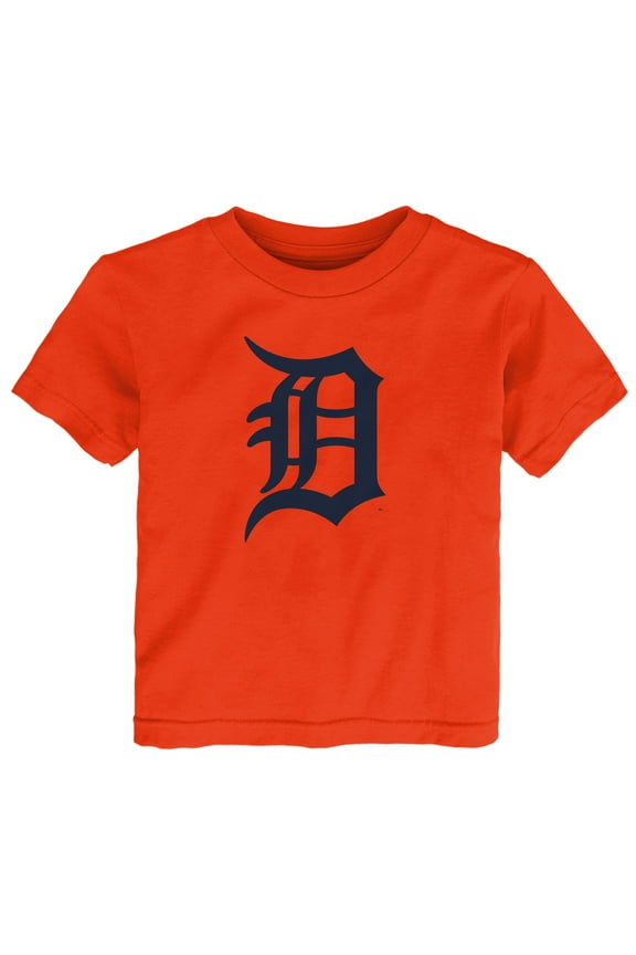 Toddler  Orange Detroit Tigers Primary Logo T-Shirt