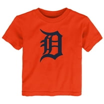 Toddler Orange Detroit Tigers Primary Logo T-Shirt