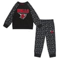thumbnail image 1 of Toddler Outerstuff Black Chicago Bulls Nothing But Net Fleece Sweatshirt & Pants Set, 1 of 5