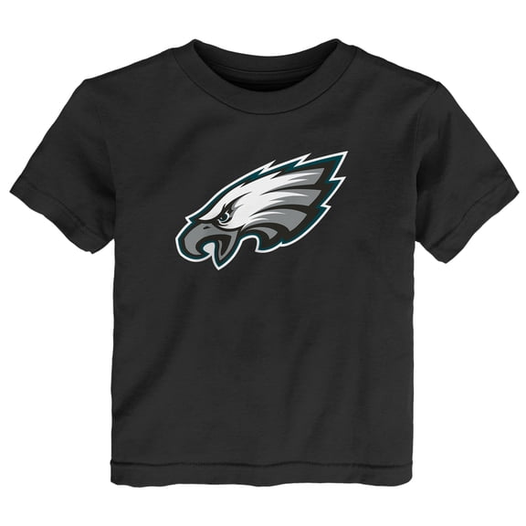 Toddler Outerstuff Black Philadelphia Eagles Primary Logo T-Shirt