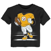 Toddler Outerstuff Black Pittsburgh Steelers Game Fit T-Shirt