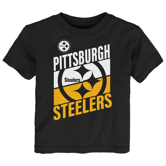 Toddler Outerstuff Black Pittsburgh Steelers Teamwork T-Shirt