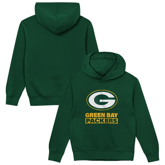 Toddler Outerstuff Green Green Bay Packers Back to Basics Hoodie