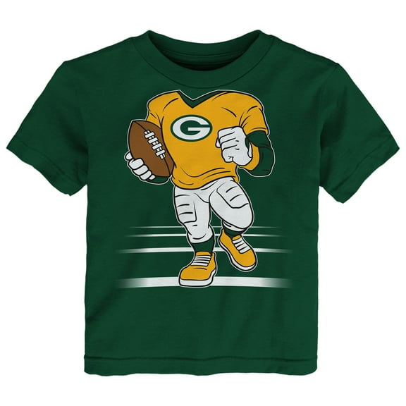 Toddler Outerstuff Green Green Bay Packers Game Fit T-Shirt