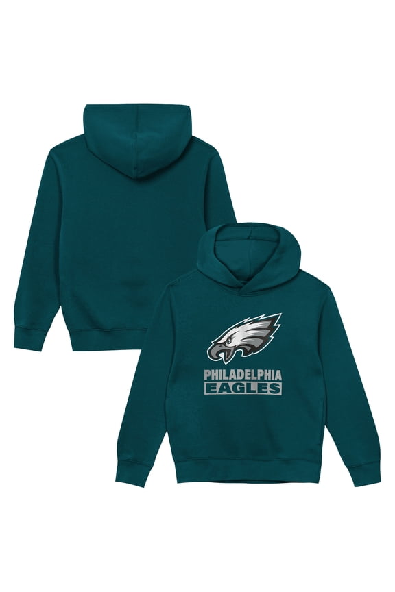 Toddler Outerstuff Midnight Green Philadelphia Eagles Back to Basics Hoodie