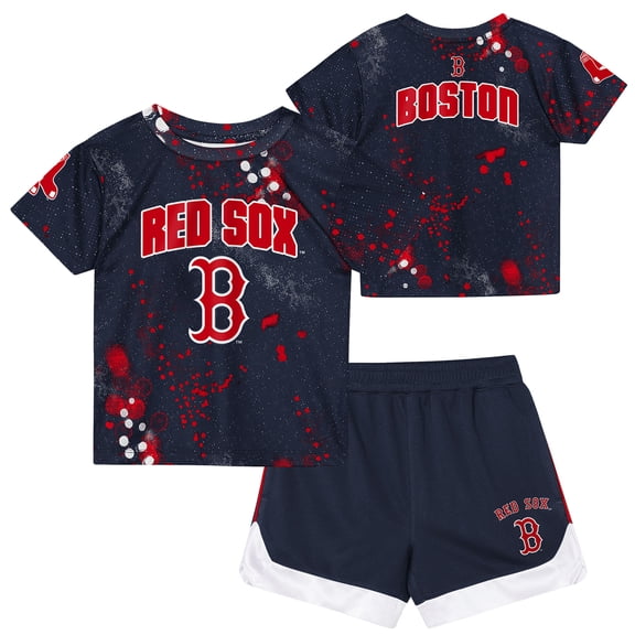 Toddler Outerstuff Navy Boston Red Sox Pinch Hitter T-Shirt & Shorts Set