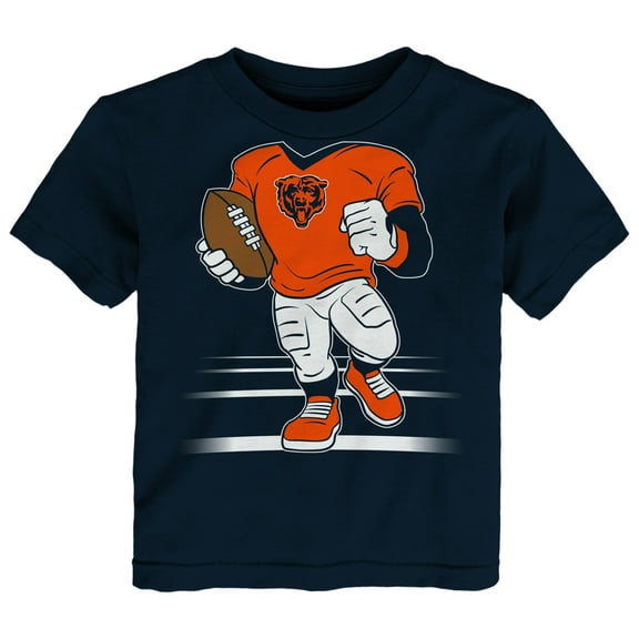 Toddler Outerstuff Navy Chicago Bears Game Fit T-Shirt