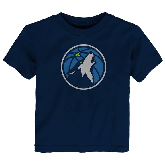 Toddler Outerstuff  Navy Minnesota Timberwolves Primary Logo T-Shirt