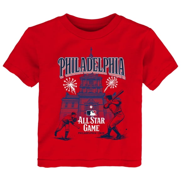 Toddler Outerstuff Red 2026 MLB All-Star Game Independence Hall T-Shirt