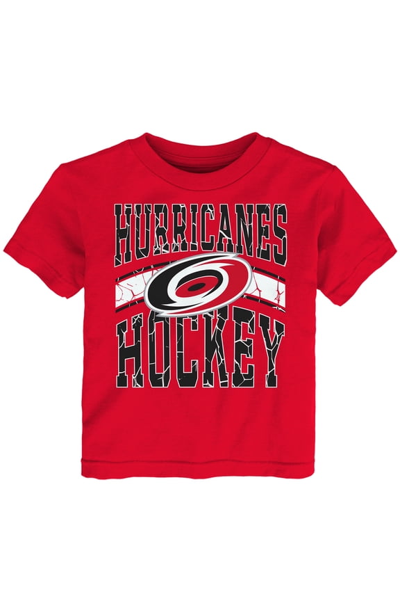 Toddler Outerstuff Red Carolina Hurricanes Ice Crack T-Shirt