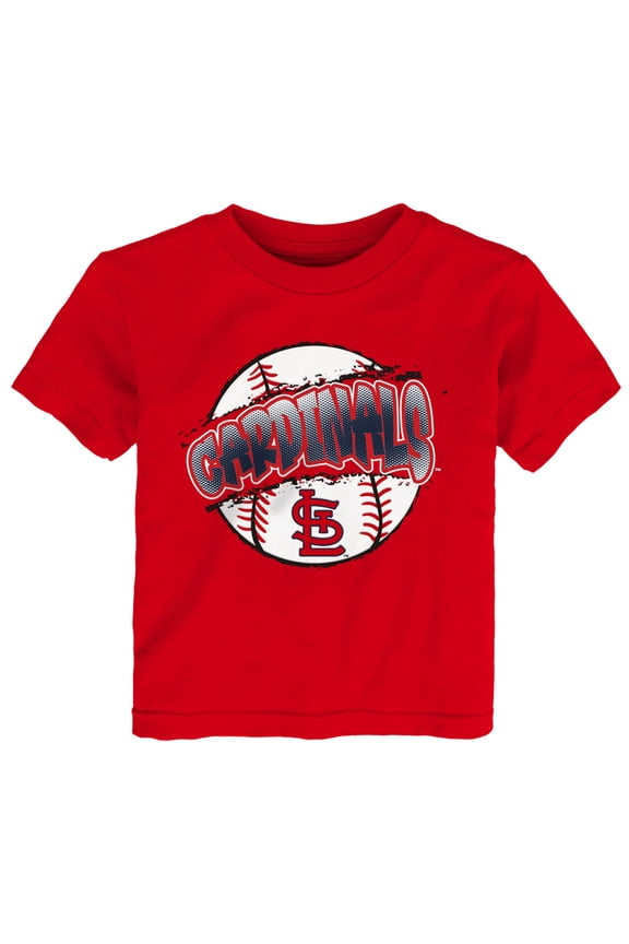 Toddler Outerstuff Red St. Louis Cardinals Split Ball T-Shirt
