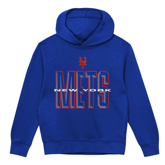 Toddler Outerstuff Royal New York Mets Field General Fleece Hoodie
