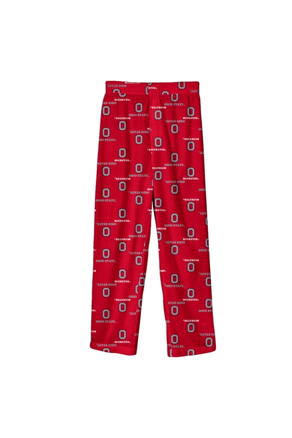 Toddler Outerstuff Scarlet Ohio State Buckeyes All-Over Team Logo Pants