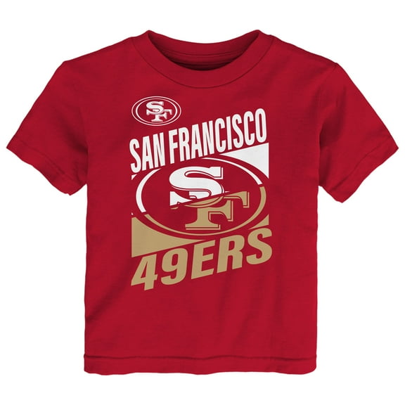 Toddler Outerstuff Scarlet San Francisco 49ers Teamwork T-Shirt