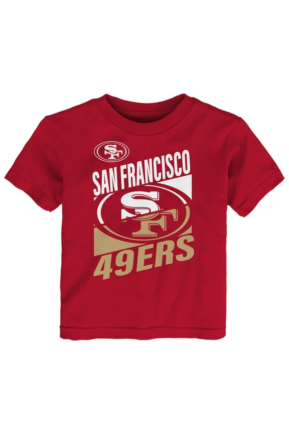 Toddler Outerstuff Scarlet San Francisco 49ers Teamwork T-Shirt