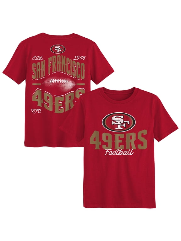 Preschool Outerstuff Scarlet San Francisco 49ers Top Pick T-Shirt